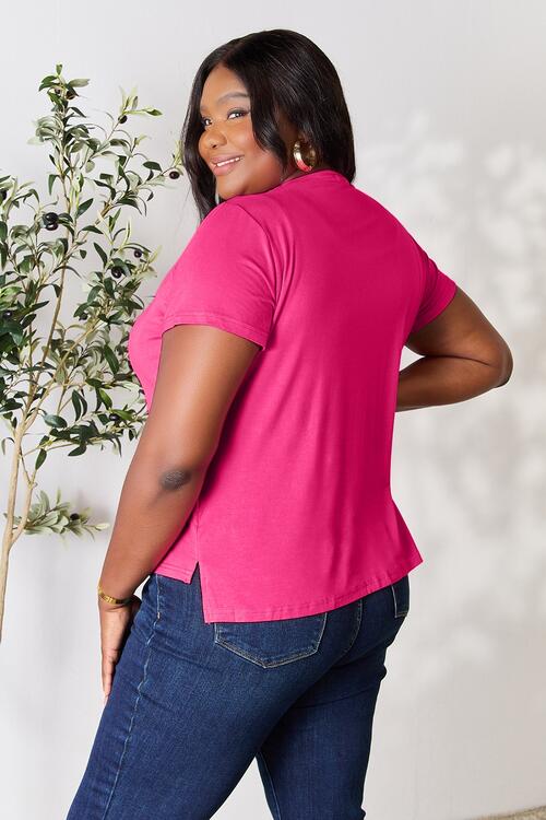 Basic Bae Full Size Round Neck Short Sleeve T-Shirt - 7 color options