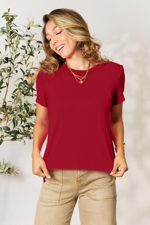 Basic Bae Full Size Round Neck Short Sleeve T-Shirt - 7 color options