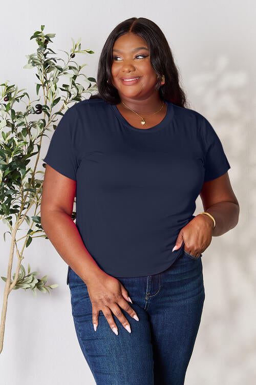 Basic Bae Full Size Round Neck Short Sleeve T-Shirt - 7 color options