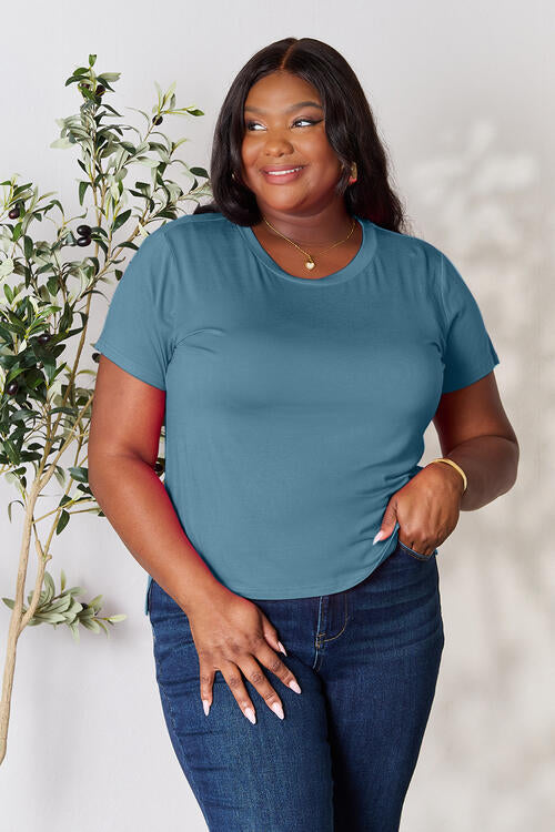Basic Bae Full Size Round Neck Short Sleeve T-Shirt - 7 color options