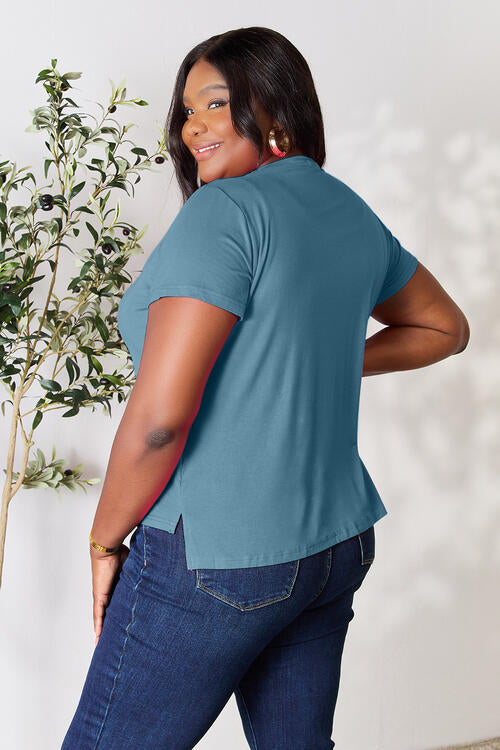 Basic Bae Full Size Round Neck Short Sleeve T-Shirt - 7 color options