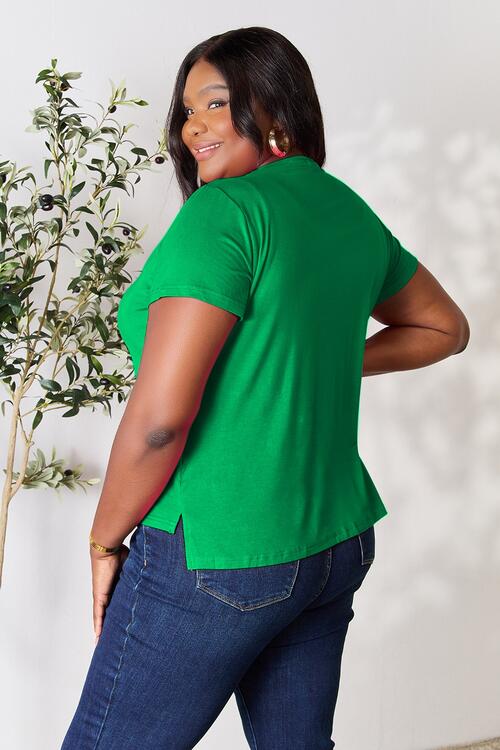 Basic Bae Full Size Round Neck Short Sleeve T-Shirt - 7 color options