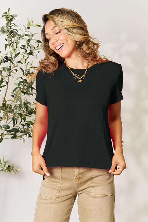 Basic Bae Full Size Round Neck Short Sleeve T-Shirt - 6 Color Options