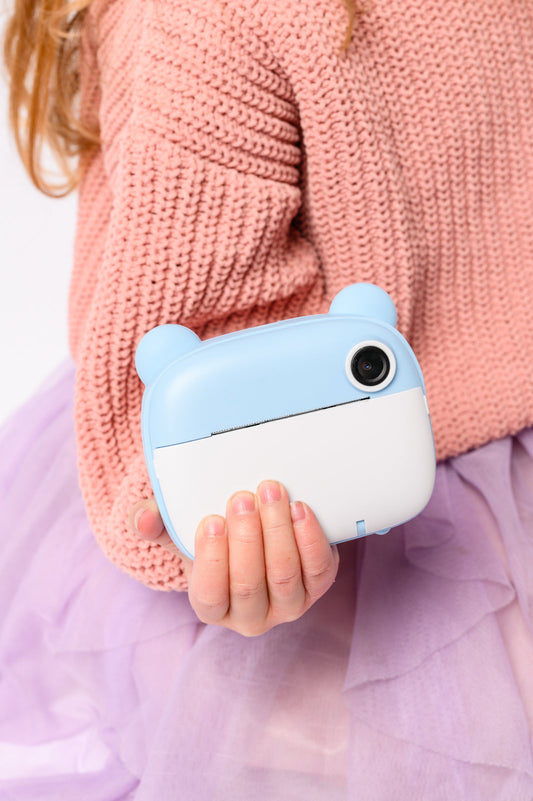 MON-YAY Surprise! Quick Print Childrens Camera in  Blue