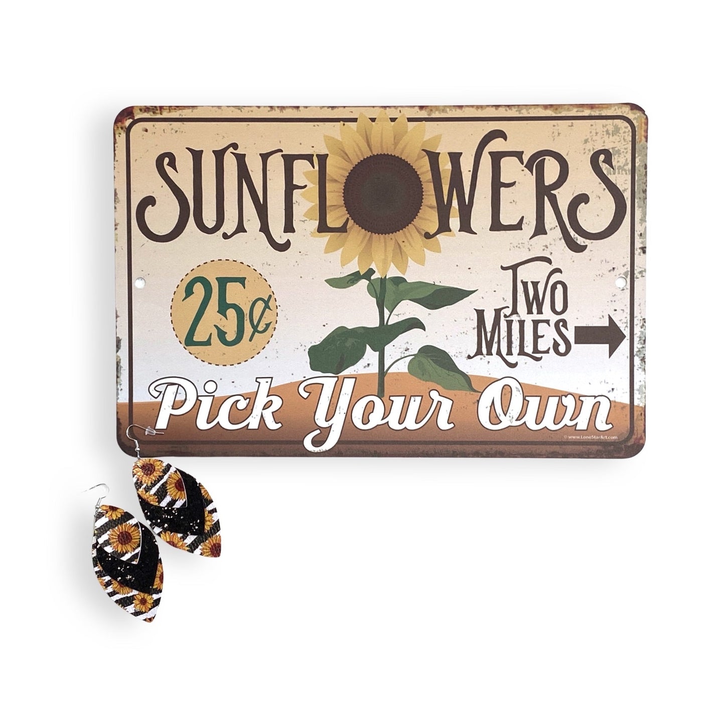 Sunflower Picking Sign