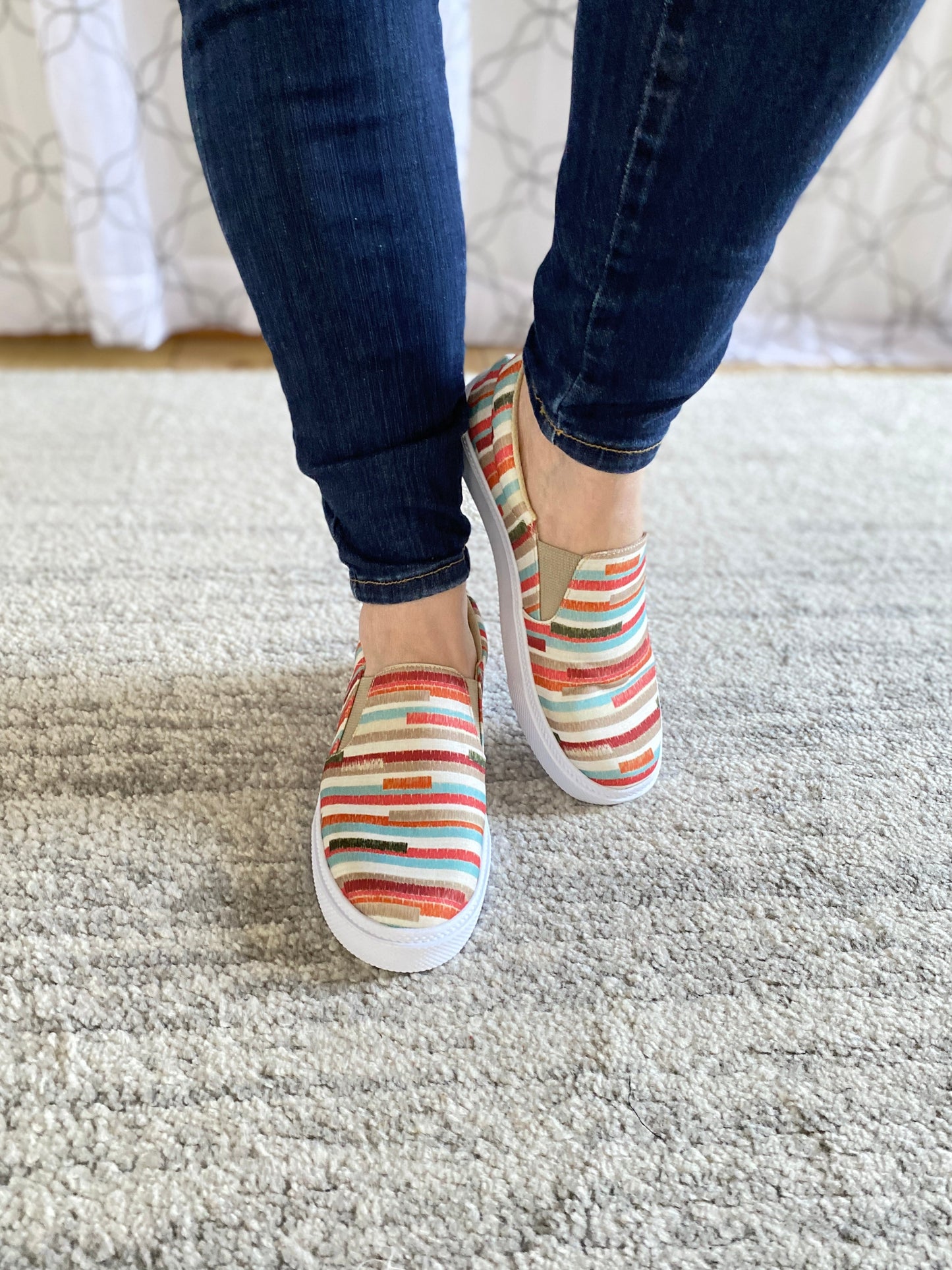 My Boho Striped Sneakers