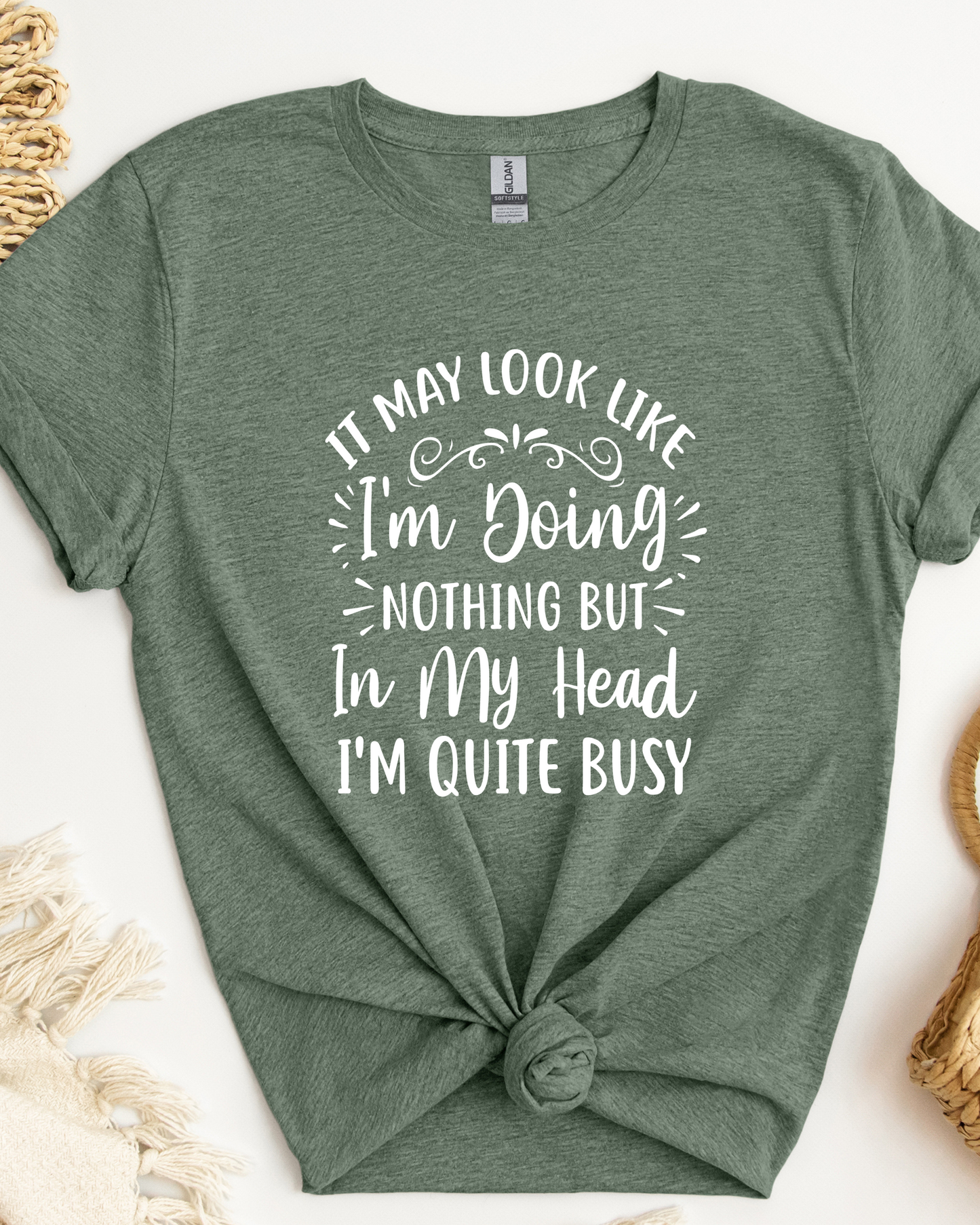I LOOK LIKE I'M DOING NOTHING TEE(BELLA CANVAS)
