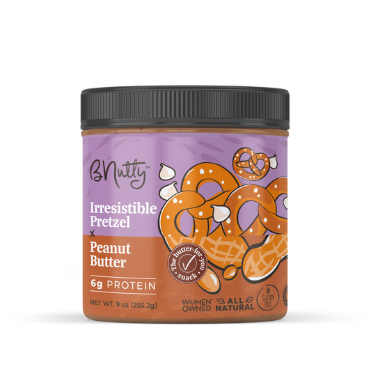  Irresistible Pretzel - BNutty Gourmet Peant Butter - 9oz