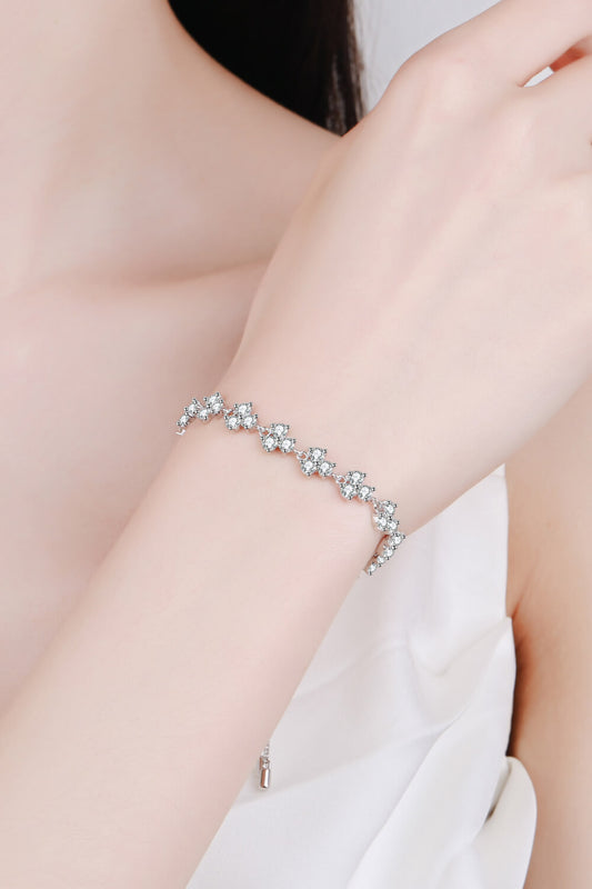 Adjustable Moissanite Bracelet