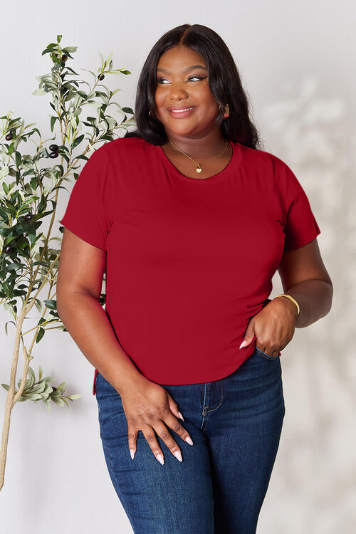 Basic Bae Full Size Round Neck Short Sleeve T-Shirt - 7 color options