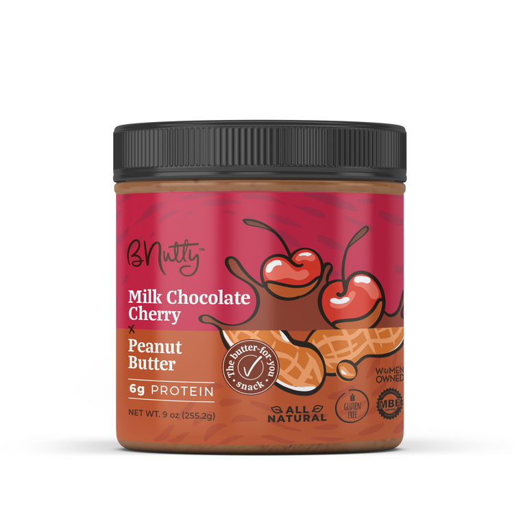Milk Chocolate Cherry- BNutty Gourmet Peant Butter 9oz