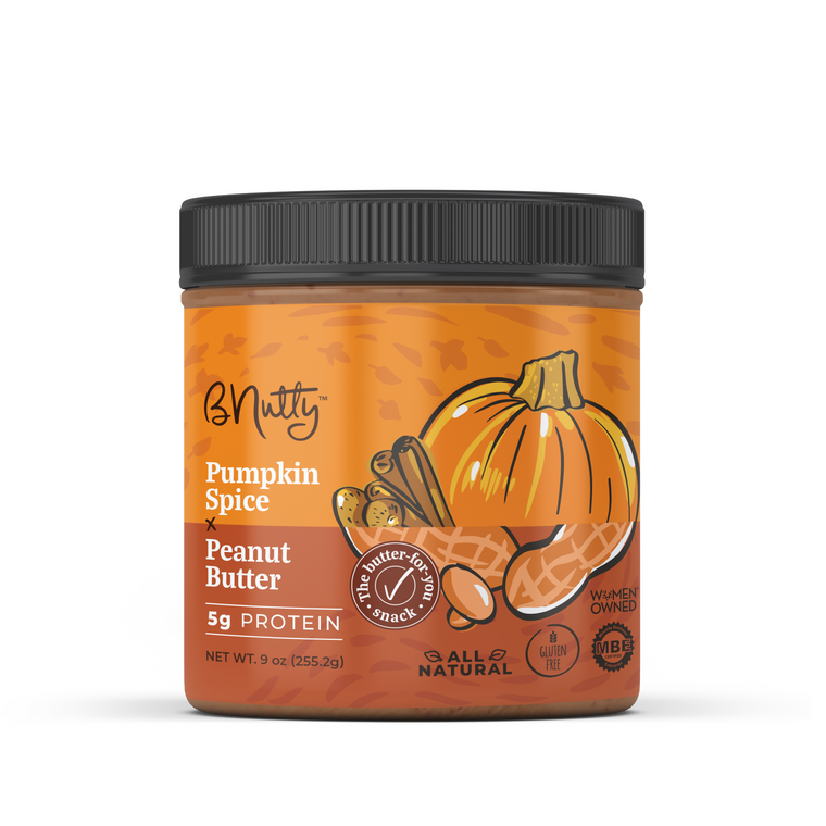 Pumpkin Spice- BNutty Gourmet Peant Butter - 9oz